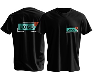 T-shirt JHK190 "Twoje Logo / grafika" 2 nadruki