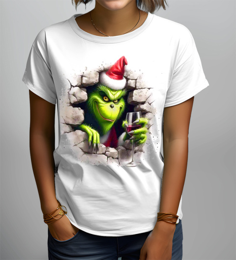 T-shirt damski Autentyk "Grinch"