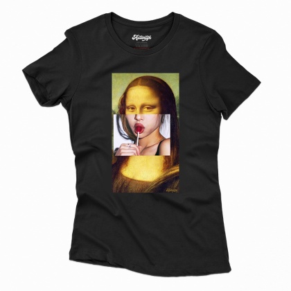 T-shirt damski Autentyk "Monalisak"