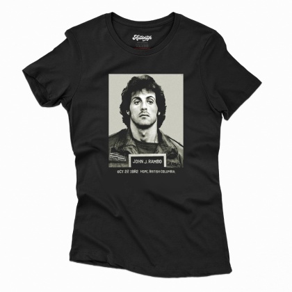 T-shirt damski Autentyk "Rambo"