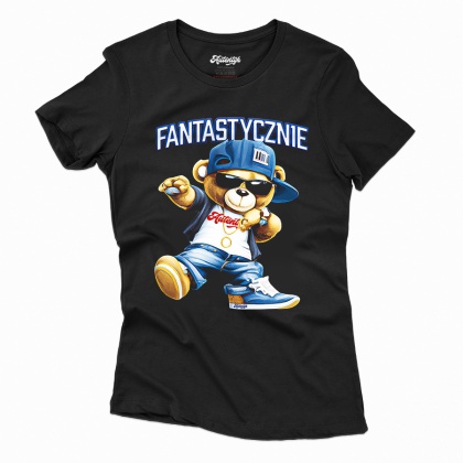 T-shirt damski Autentyk Teddy "Fantastycznie"